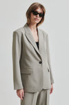 Evie New Fit Blazer Elephant Skin
