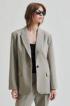 Evie New Fit Blazer Elephant Skin
