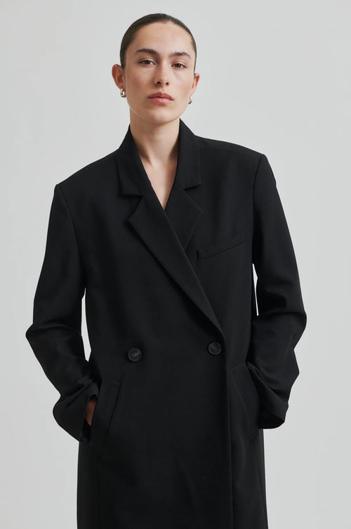 Herbie Long Blazer Black