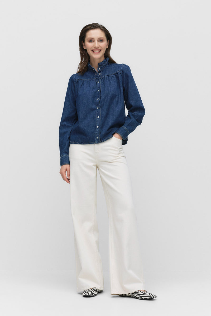 Mina Denim Shirt Blue Denim