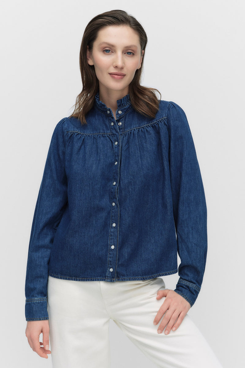 Mina Denim Shirt Blue Denim