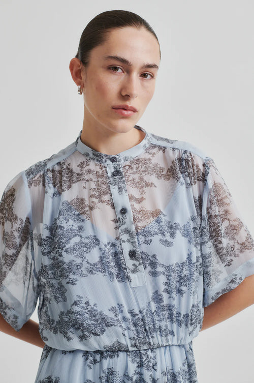 Maje Dress Cashmere Blue