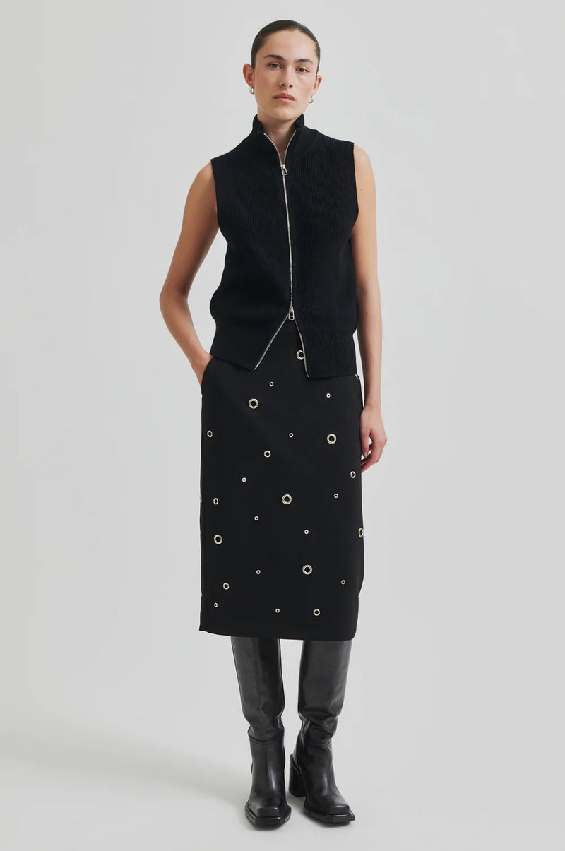Eyla Pencil Skirt Black