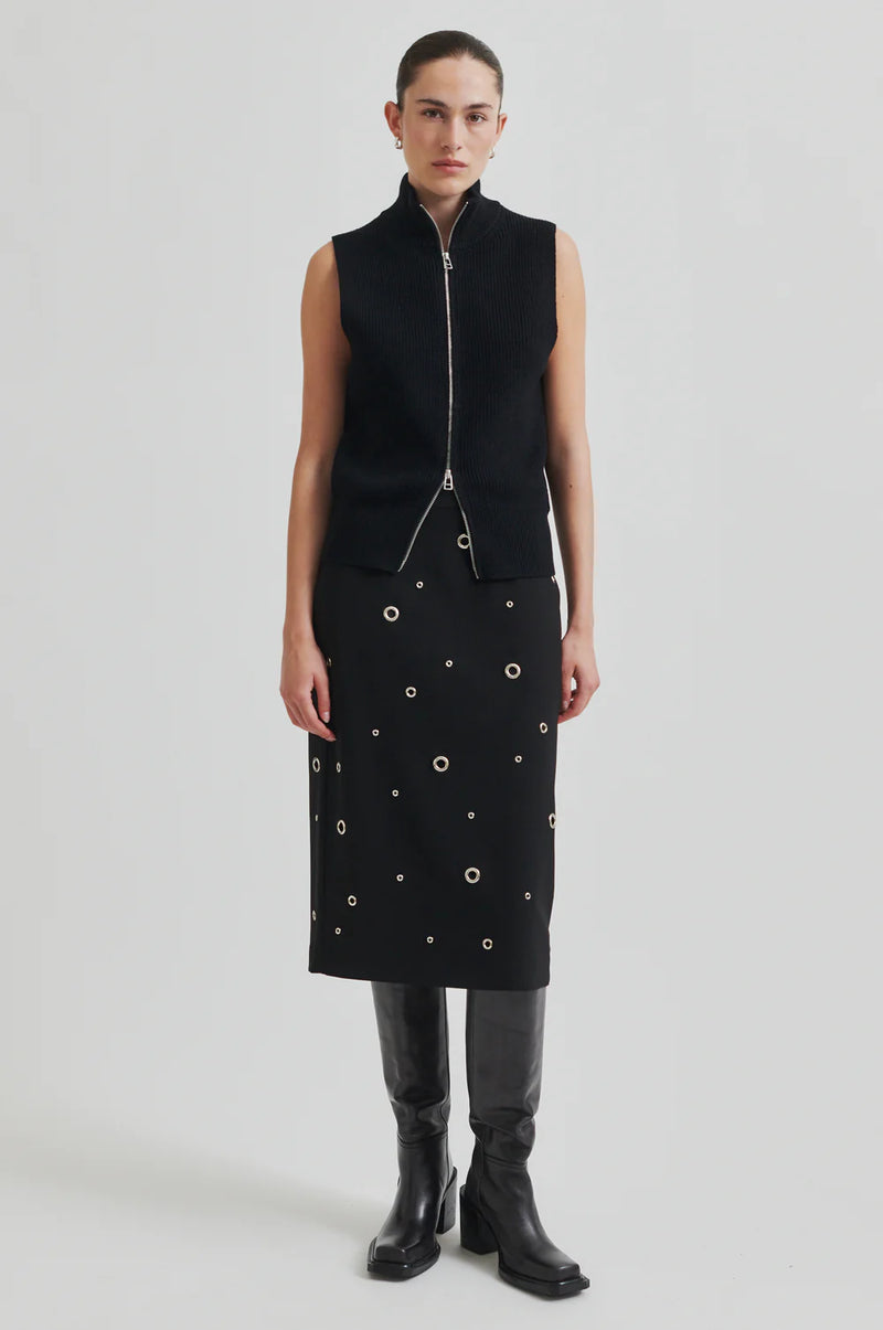 Eyla Pencil Skirt Black