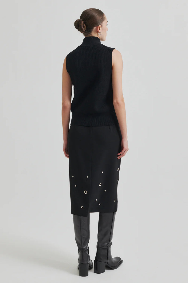 Eyla Pencil Skirt Black