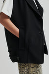 Fique Oversize Waistcoat Black
