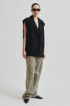 Fique Oversize Waistcoat Black