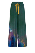 Tapestry Elastic Waist Pant in Bayberry