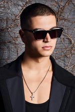 Royale Gloss Black w. Silver Metal / Black Lens