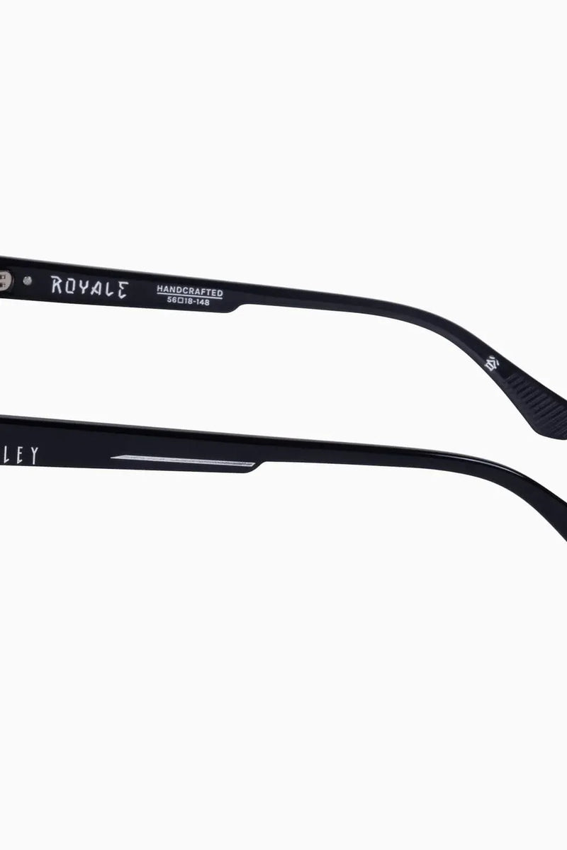 Royale Gloss Black w. Silver Metal / Black Lens