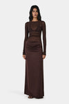 Amy Maxi Dress Chocolate