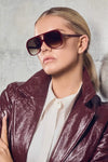Bang Burgundy w. Gold Metal / Brown Gradient Lens