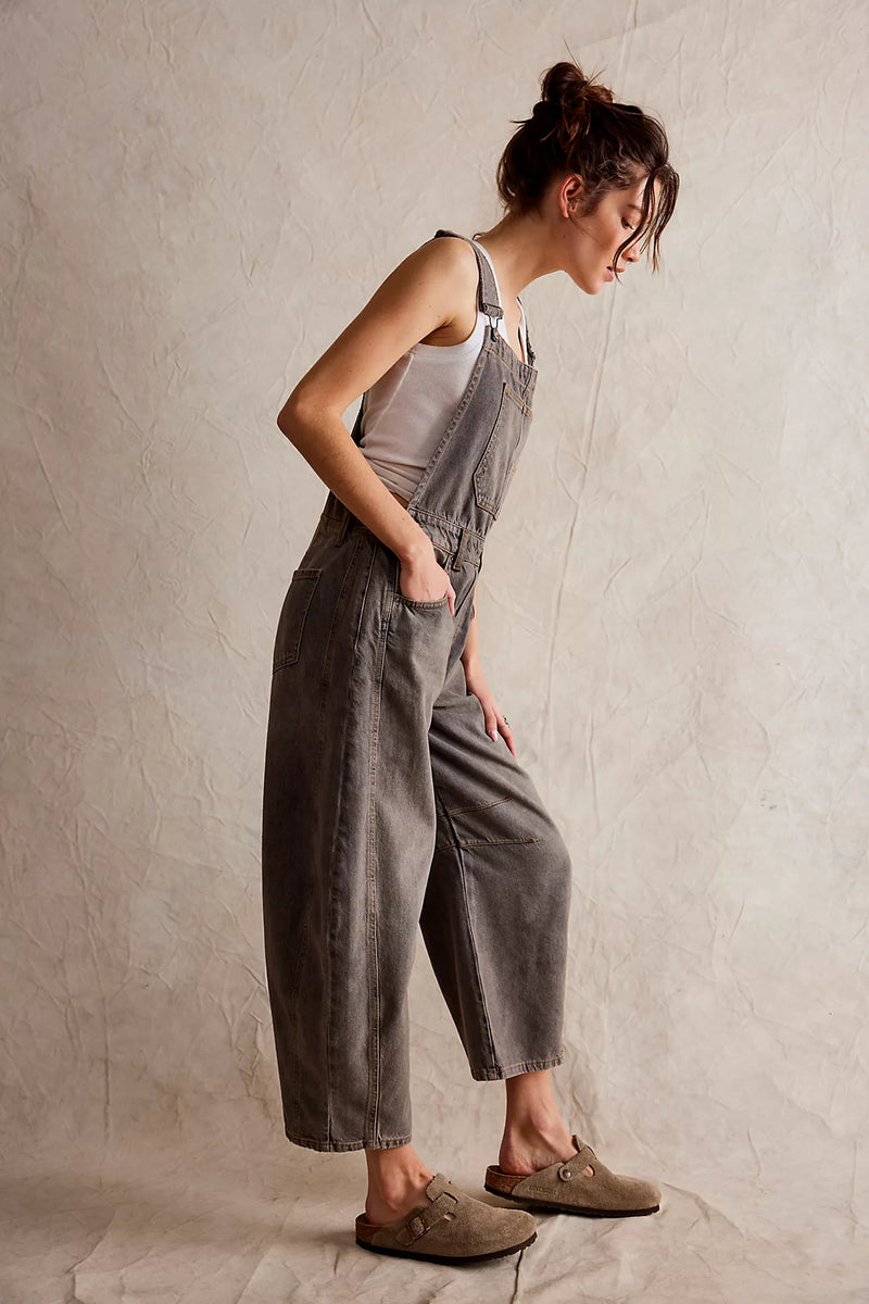 Good Luck Barrel Overalls Archive Grey