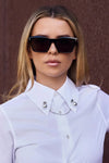 Royale Gloss Black w. Silver Metal / Black Lens