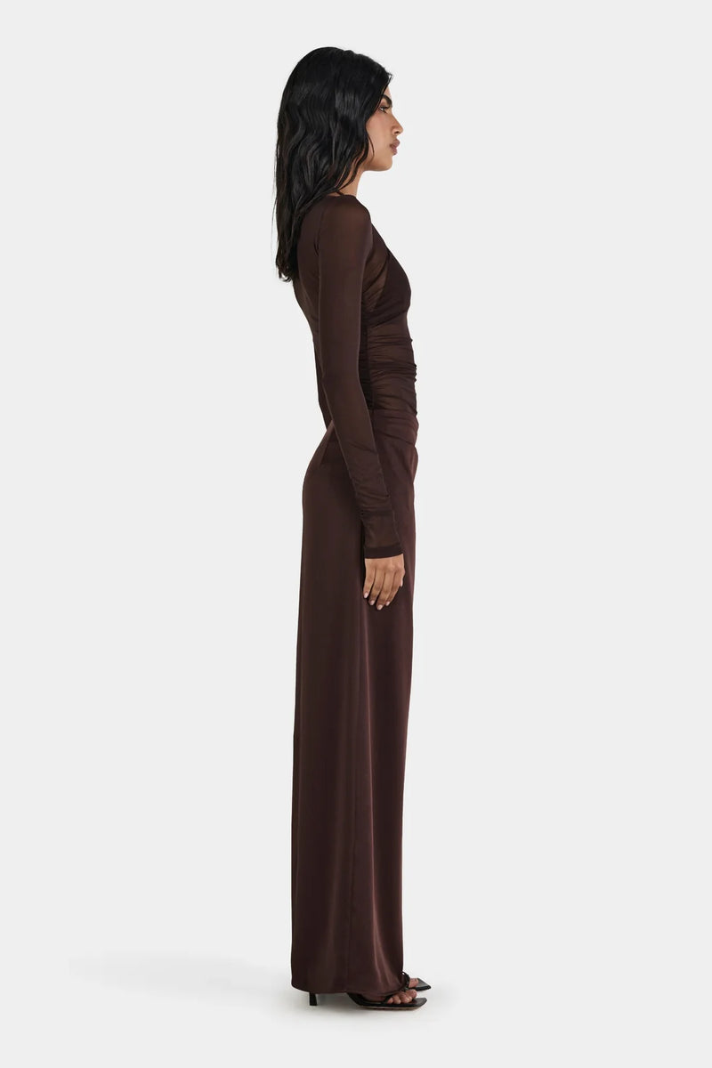 Amy Maxi Dress Chocolate