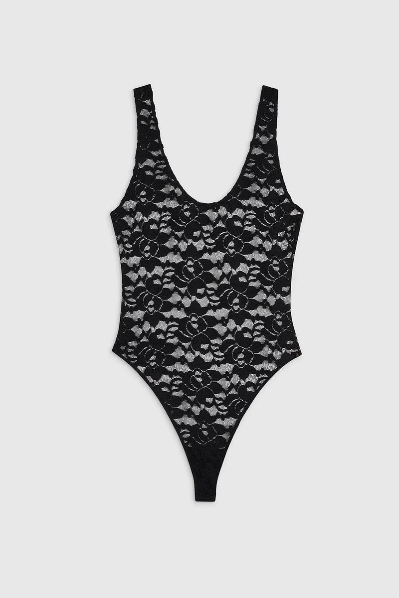 Alysha Bodysuit Black Floral