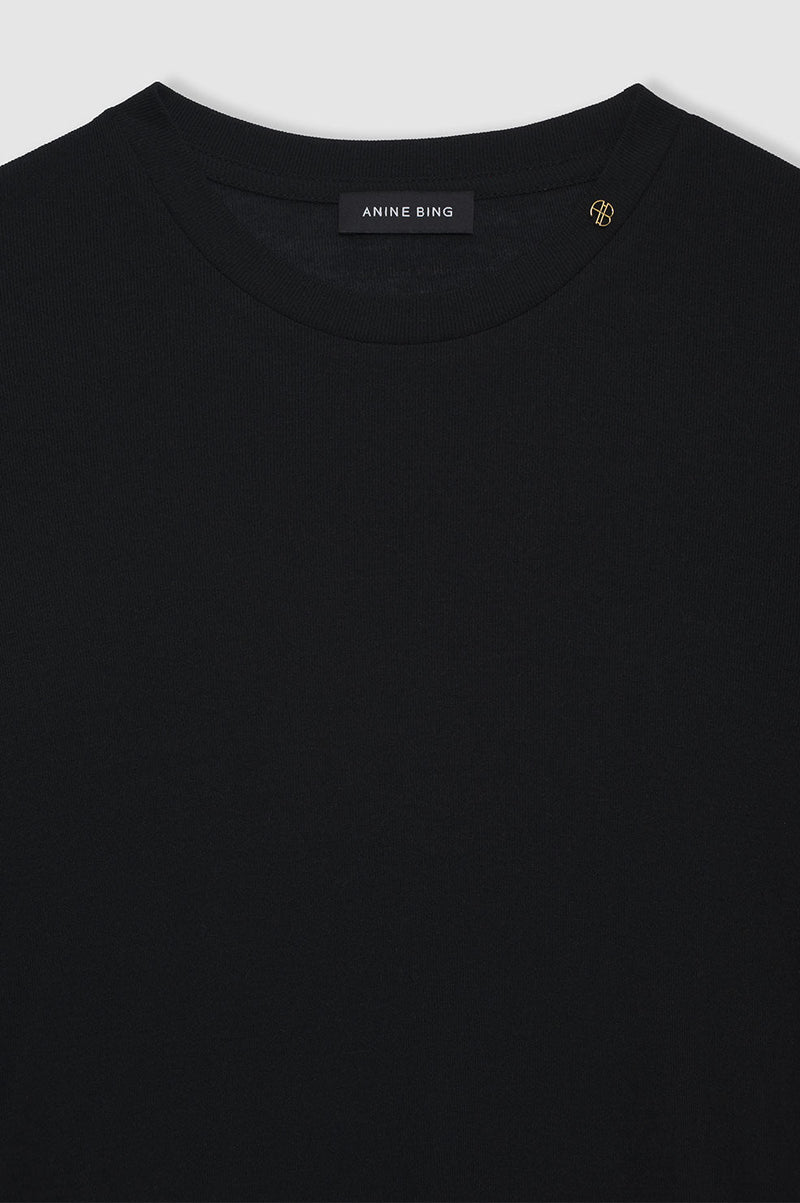 Amani Tee Black Cashmere Blend