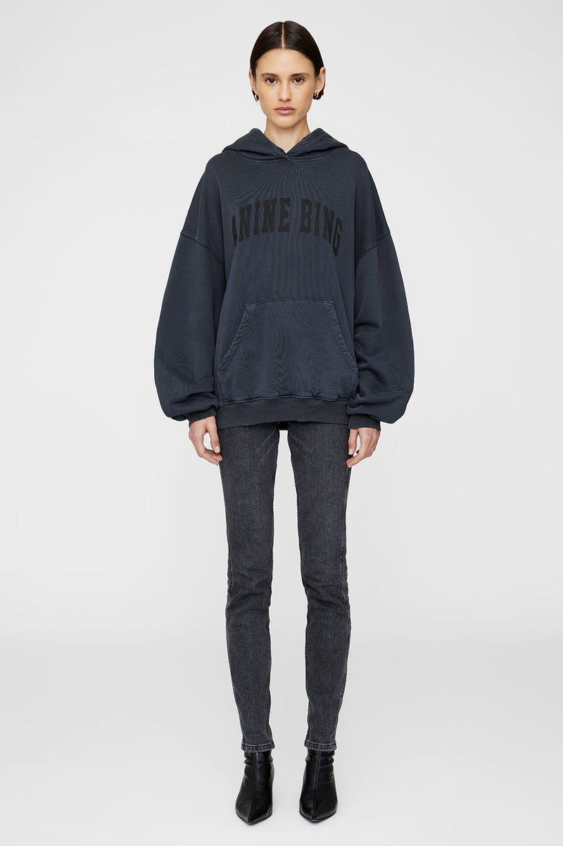 Harvey Sweatshirt Dark Washed Black