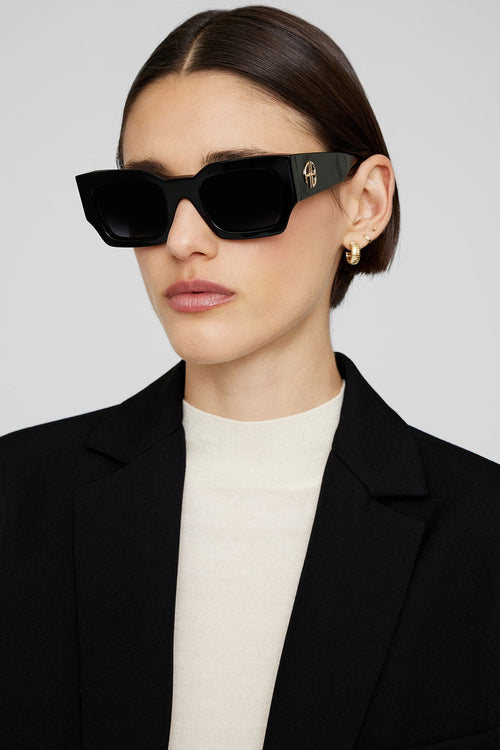 Indio Sunglasses Monogram Black