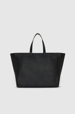 Large Rio Tote Black Recycled Leather