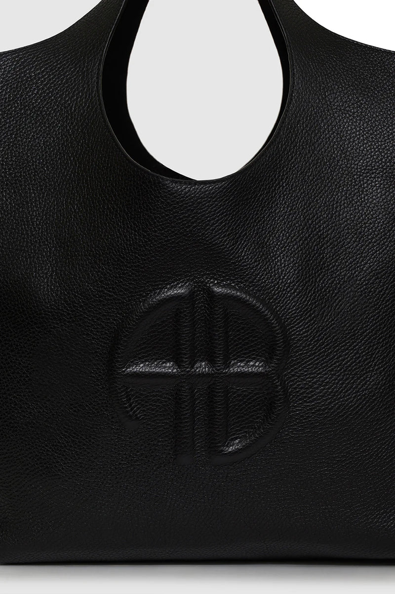 Lili Tote Black Pebbled