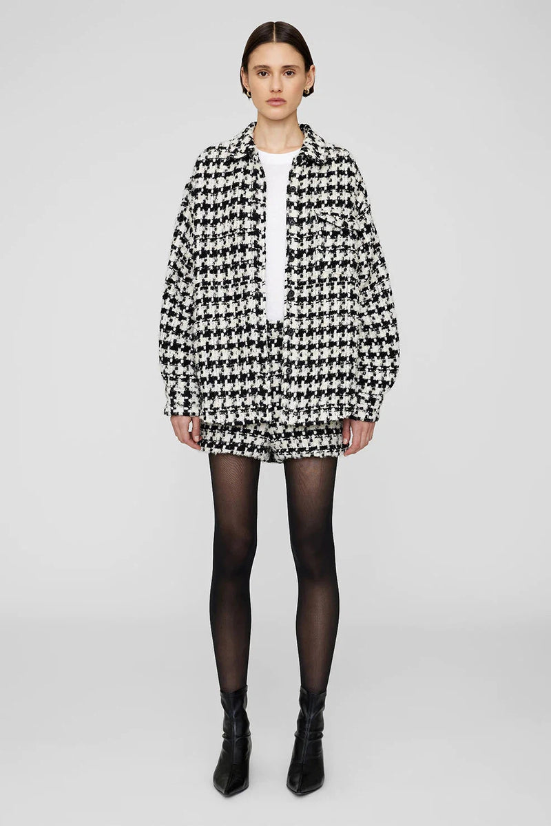 Sloan Jacket Black and White