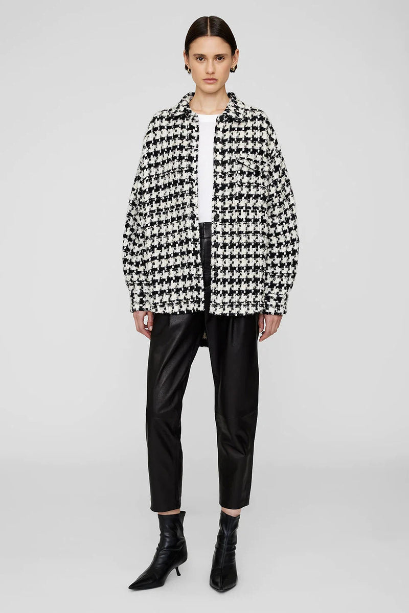 Sloan Jacket Black and White