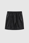 Soto Skirt Black Vegan Leather