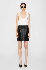 Soto Skirt Black Vegan Leather