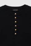 Alessia Long Sleeve Tee Black