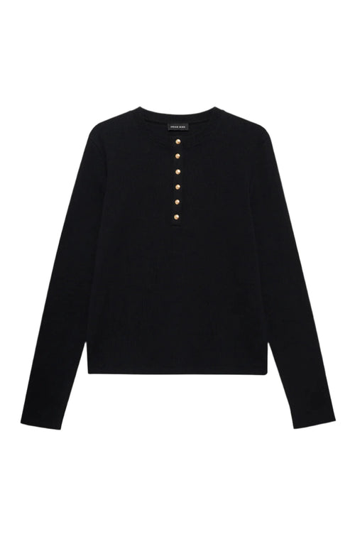 Alessia Long Sleeve Tee Black