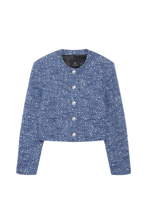 Amber Jacket Blue Tweed