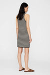 Arie Dress Black and Ivory Stripe