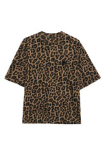 Avi Tee Black And Brown Leopard