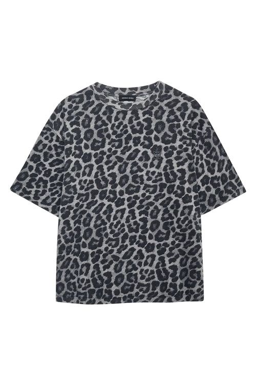 Cohen Tee Grey Leopard