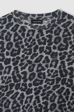 Cohen Tee Grey Leopard