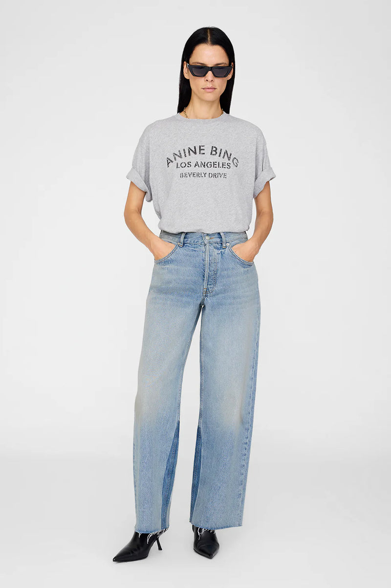 Cohen Tee Los Angeles Stencil Medium Heather Grey