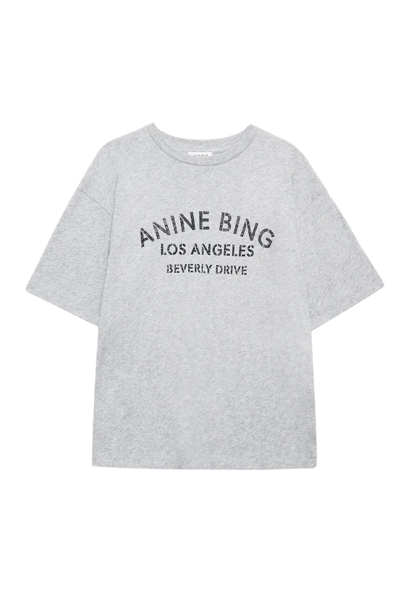 Cohen Tee Los Angeles Stencil Medium Heather Grey