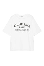 Cohen Tee Paris Stencil Ivory