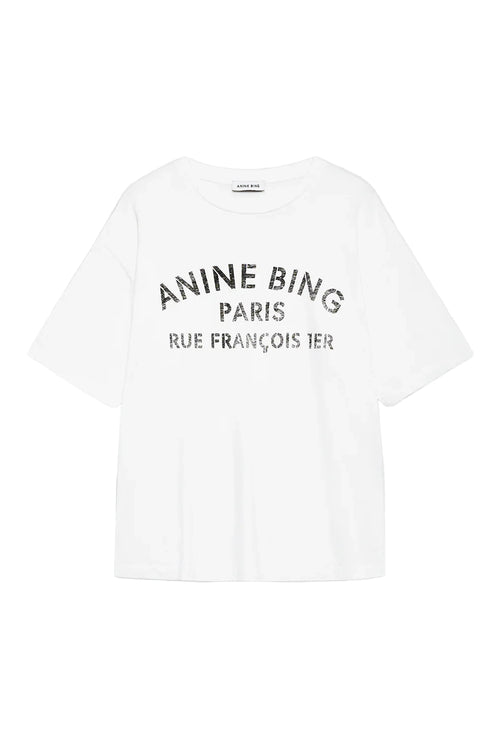 Cohen Tee Paris Stencil Ivory