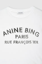 Cohen Tee Paris Stencil Ivory