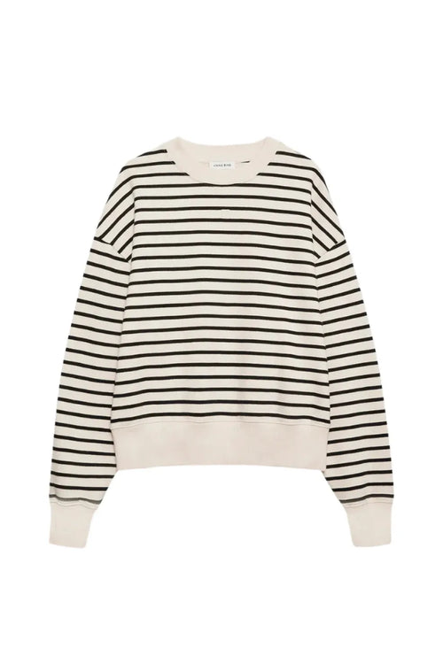 Dean Sweatshirt Black Stripe French Terry