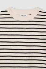 Dean Sweatshirt Black Stripe French Terry