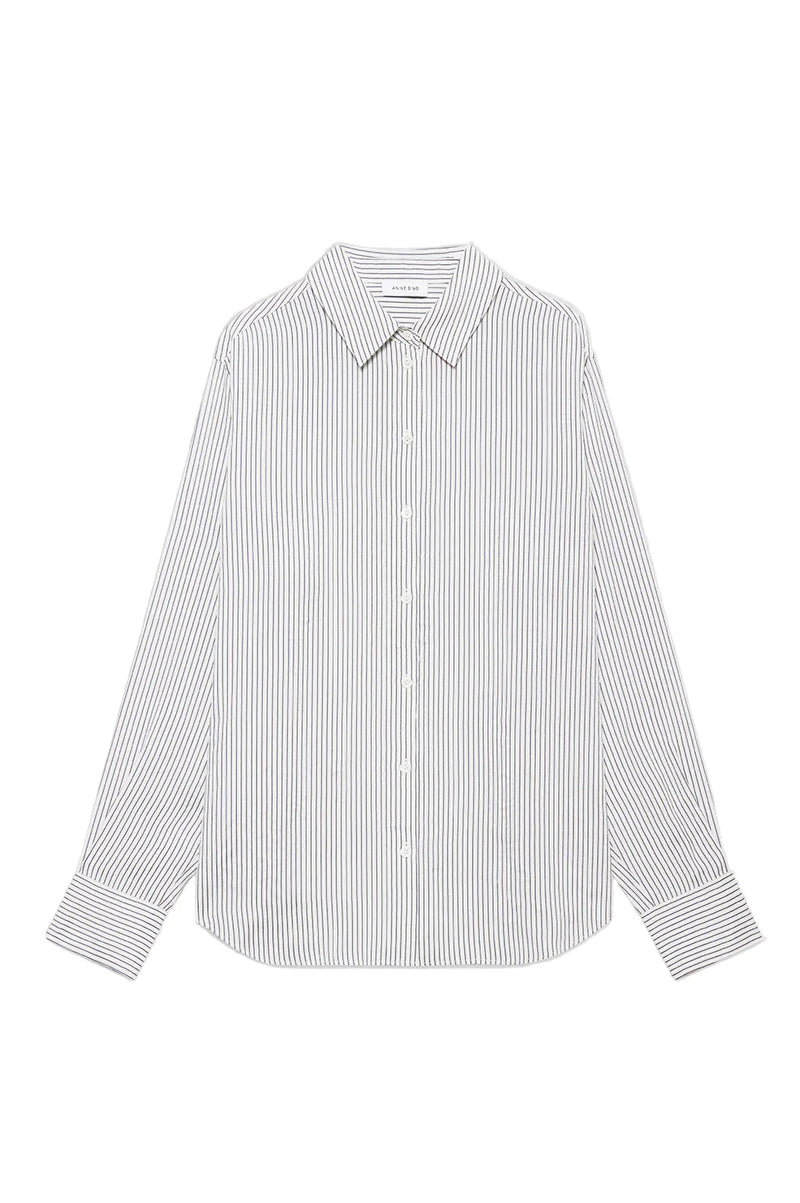 Essie Shirt White and Navy Stripe