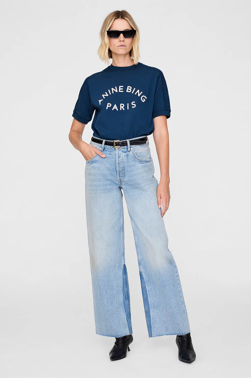 Jaylin Tee Paris Washed Navy