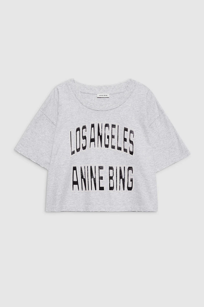 Johnny Cropped Tee Grey
