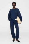 Karter Jogger Framed Monogram Washed Navy