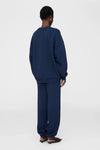 Karter Jogger Framed Monogram Washed Navy