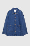 Luca Jacket Clean Indigo Denim