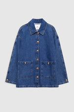 Luca Jacket Clean Indigo Denim